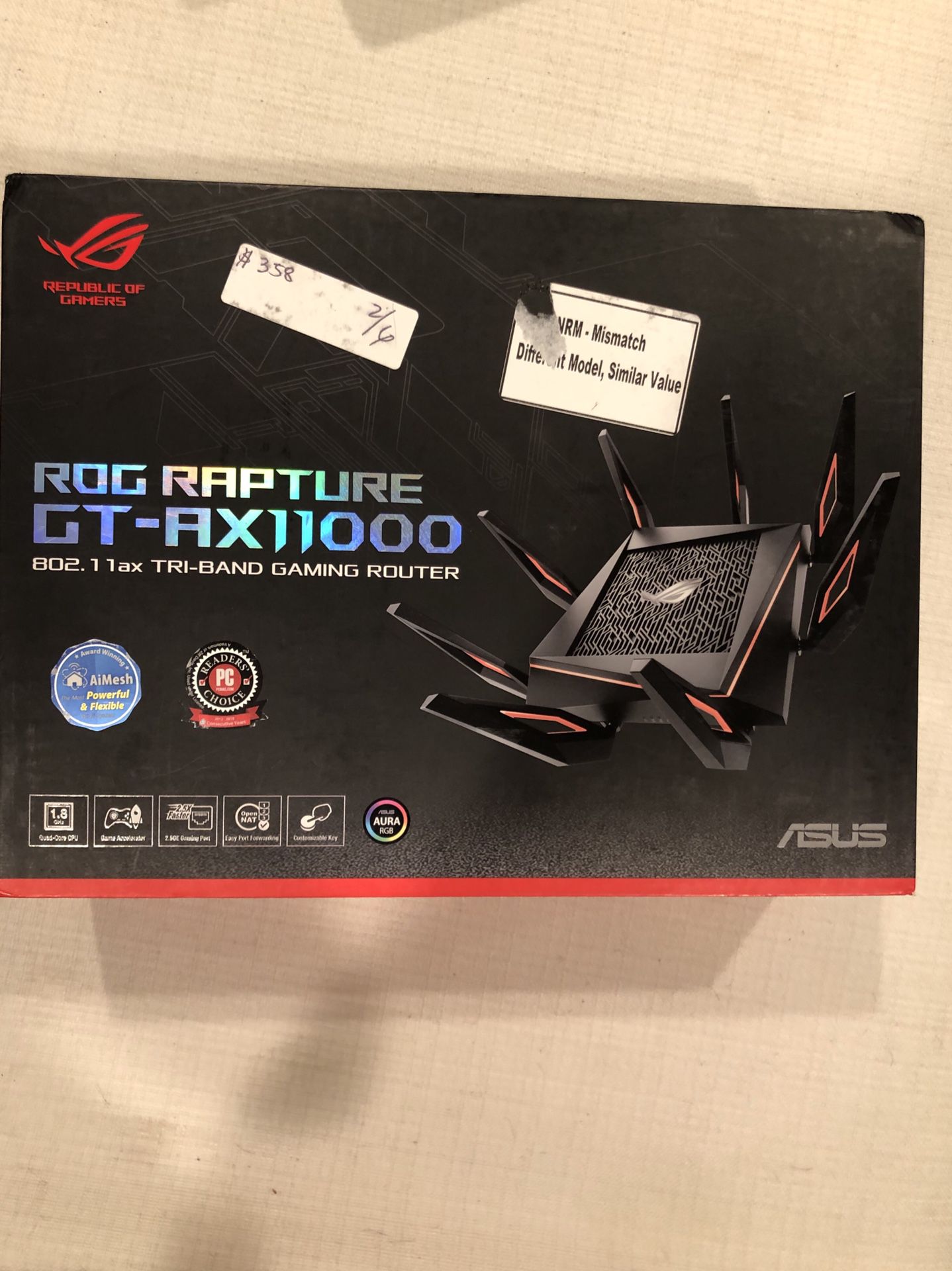 Rog rapture GT-AX11000 gaming router