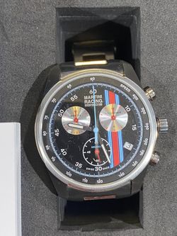 Porsche Martini Racing Swiss Mens Watch Black Face