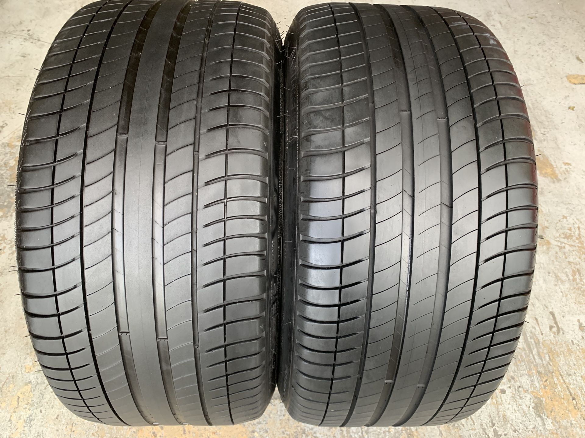 Two 275/35/19 Michelin Primacy 3 ZP Runflats With 60-75% Left Great Pair Bmw Mercedes Used 