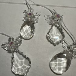 Stunning Acrylic Angel Suncatchers Set of 4 