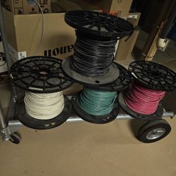 4 Spools #8 AWG THHN Stranded Wire
