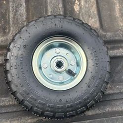 Tire with Rim / Size 10x3.50-4 / New