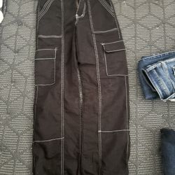 Black Jogger Style Pants 