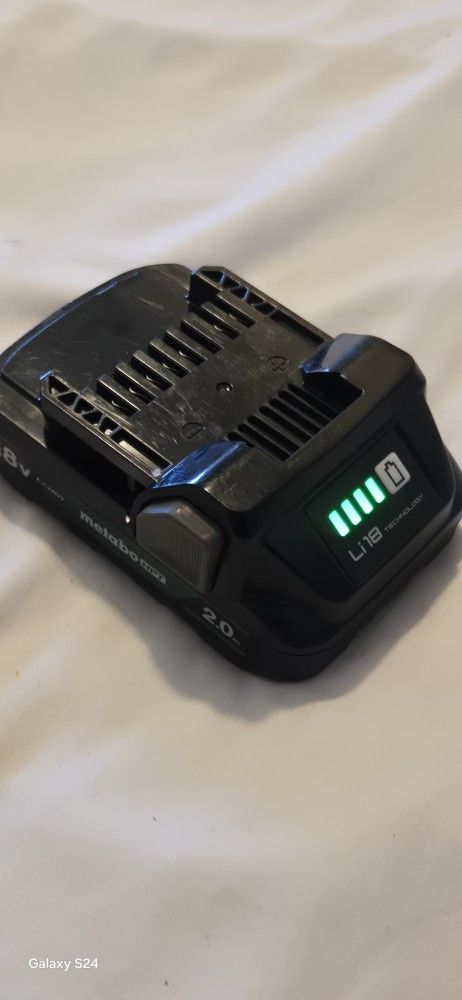 New Metabo 18v 2.0 Battery