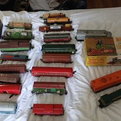 Vintage Lionel And American Flyer Train Set