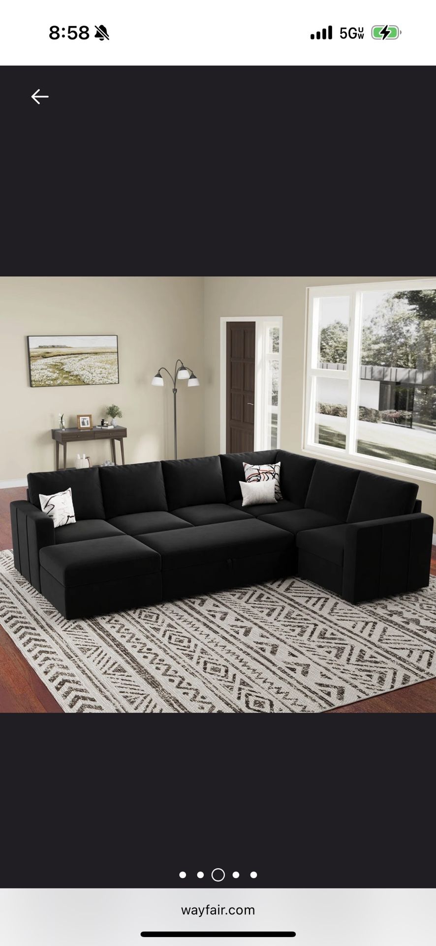 brand new sectional in boxes