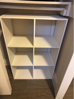 IKEA white cube dresser