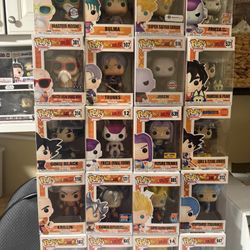 Dragon Ball Funko Pop Lot 