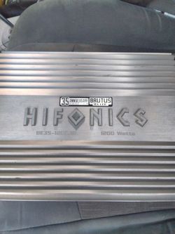Hifonics 1200 watt amp