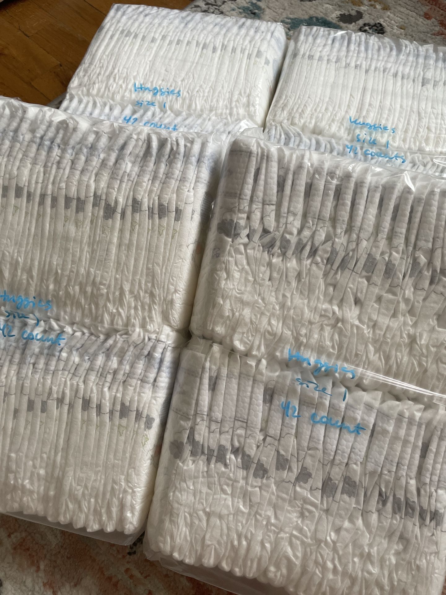 Diapers Size 1, 372 Count