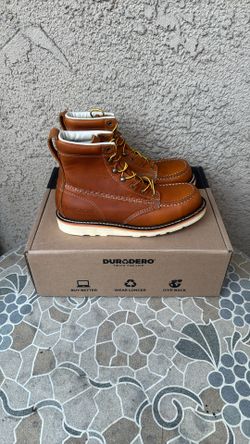 WORK BOOTS DURADERO 1632 SOFT TOE SIZE 8.5 MENS