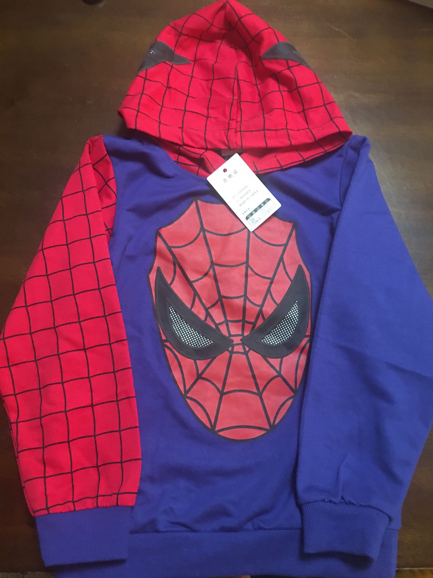 Spider-Man hoodie 4-5 years old boys