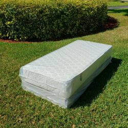 NEW TWIN MATTRESS AND BOX SPRING 😉 100% QUALITY & CONFORM 👌