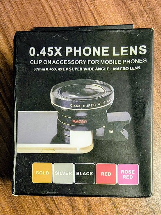 Mobile Phone Lens Kit 0.45x Ultra Wide