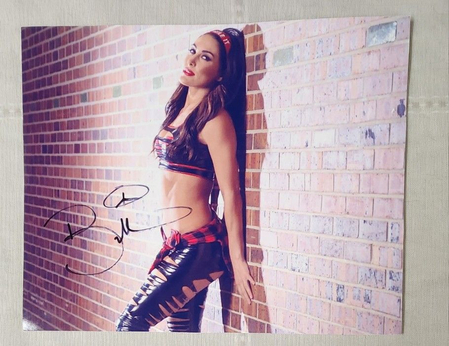 Brie Bella Autographed 8x10 Photo WWE