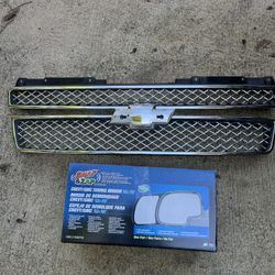 Chevy/GMC/Escalade Grill And Tow Mirrors Bundle NEW