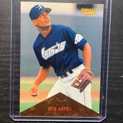 1996 Pinnacle Bobby Abreu Rookie Baseball Card #390