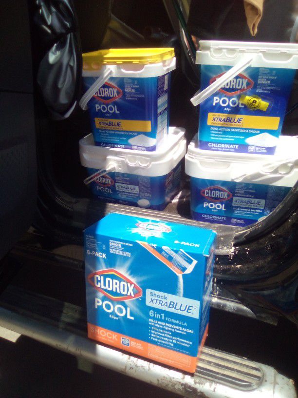 Clorox Pool Cleaners/Selling As One Or Separately $20 Each $15 Shock