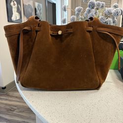 Tory Burch Romy suede tote large