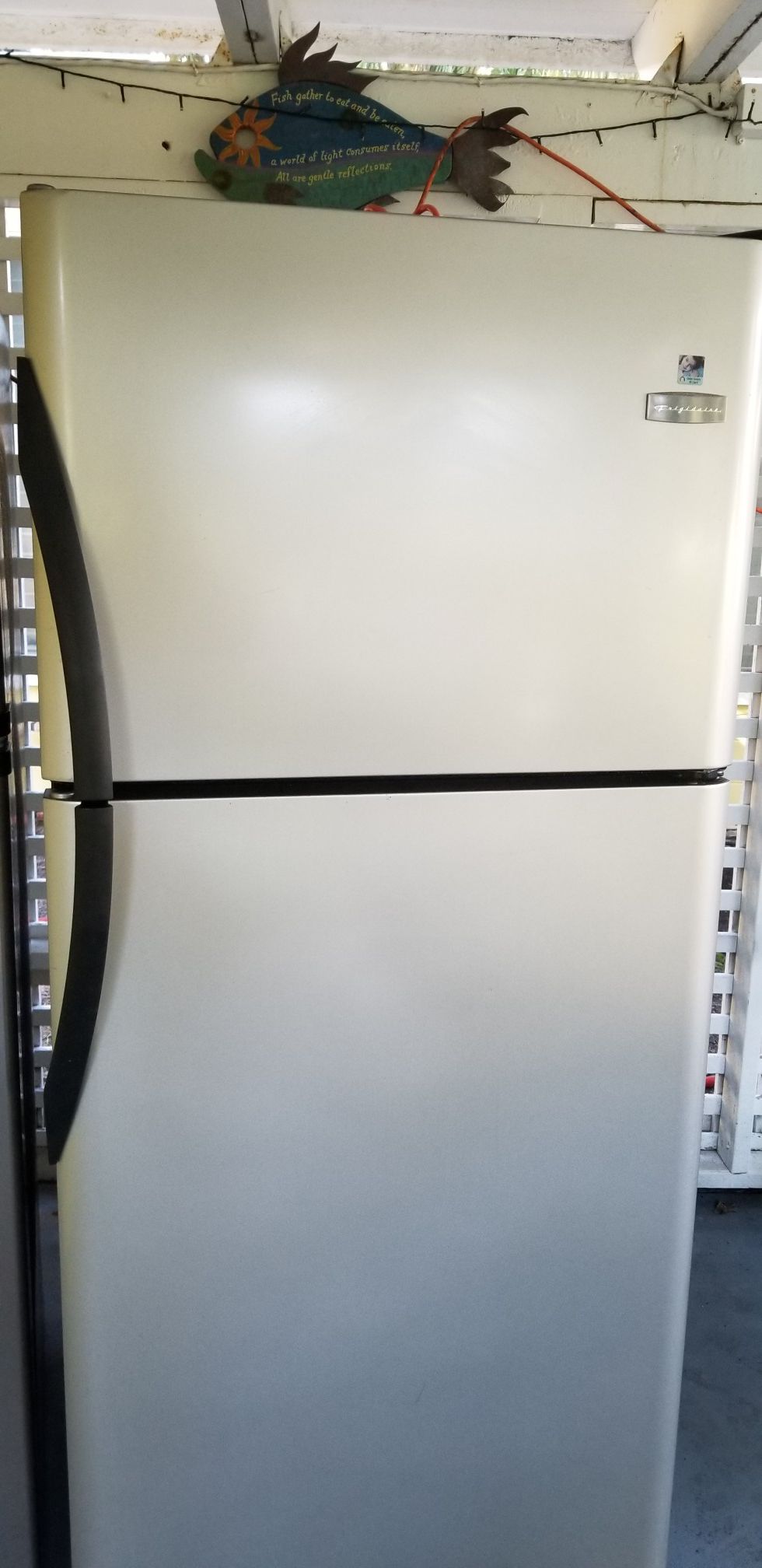 Frigidaire stainless steel refrigerator