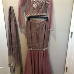 Two piece Indian dress / Prom dress (Lehenga Choli)