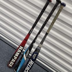 Three Baseball bats