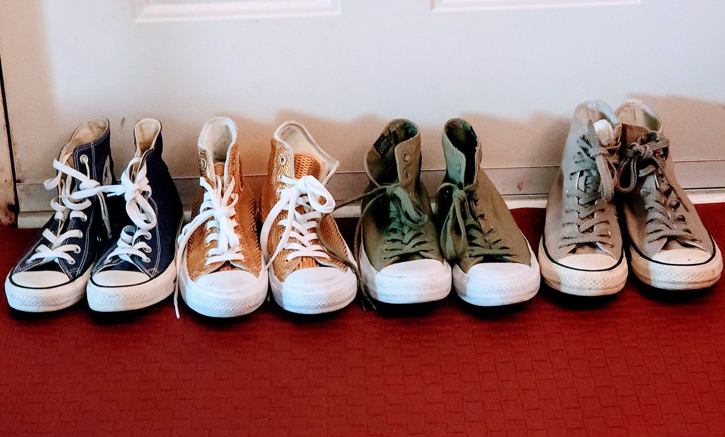 4 Pairs Converse Chuck Taylor & Chuck Taylor 2 For $40