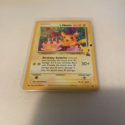 Pokémon Celebration Birthday Pikachu 