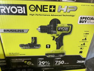 Ryobi Brushless Drill