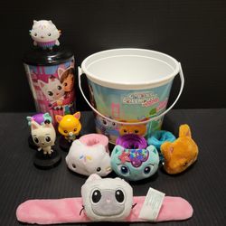 *Happy Holidays Sale* Gabbys Dollhouse Popcorn Bucket Cup Ears And Bracelets 