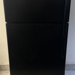 Black GE Refrigerator