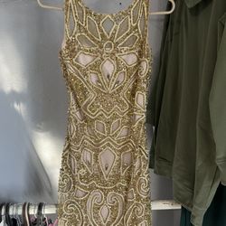 Night Dress Gold