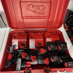 Milwaukee Charging Case. 3x M18&12 Chargers 