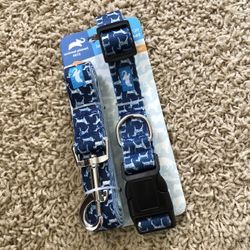 Dog Leash And Collar Set  Brand New