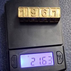 14k Date Block