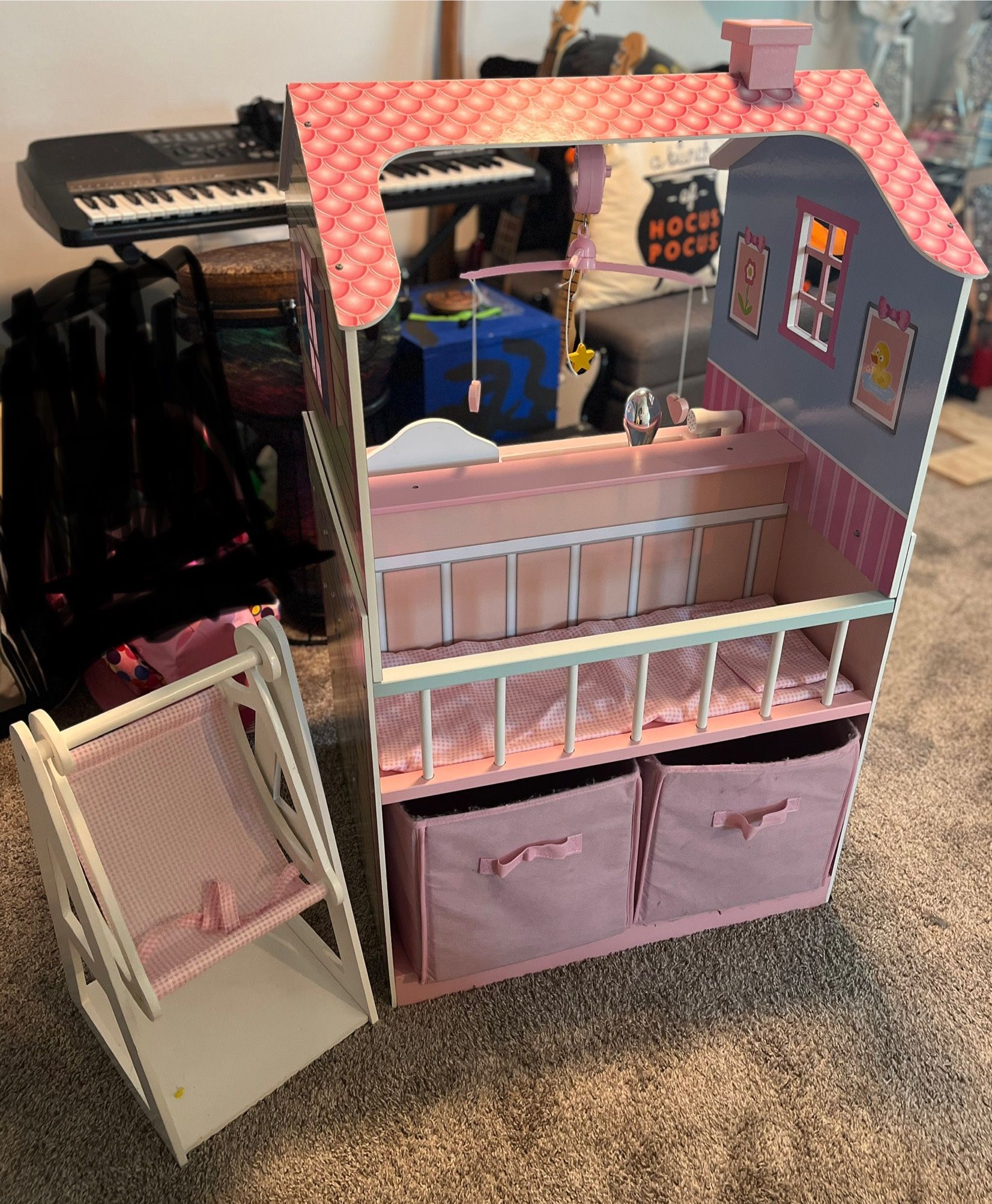 Olivia’s Dollhouse With Swing