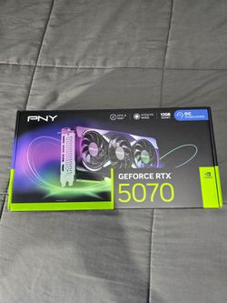 PNY NVIDIA GeForce RTX™ 5070 Epic-X™ ARGB OC Triple Fan, Graphics Card - "LIKE NEW"