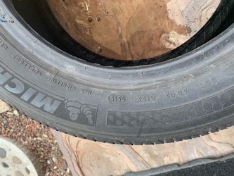 One Michelin tire