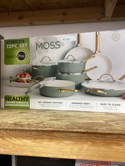 GreenPan Reserve Collection Moss 12-Piece Cookware Set