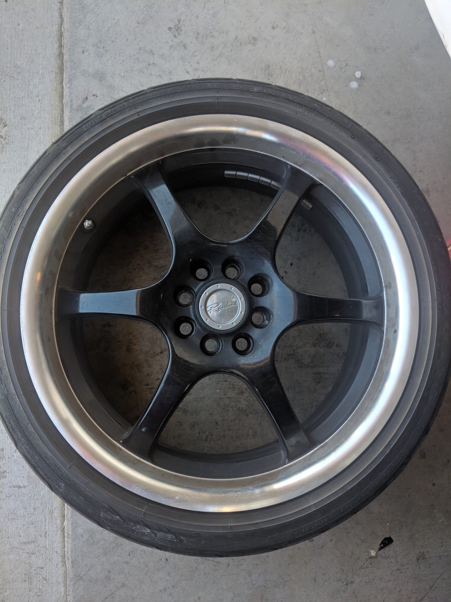 Wheels 4 lugs 215/40 r17 Raceline 126 Black Machine Wheels Rims for ...
