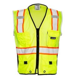Premium Black Series Heavy-Duty Vest 1513—Lime 