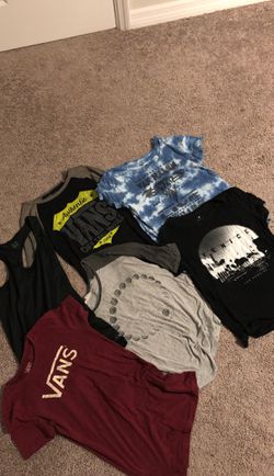 Vans, American Eagle, Champion shirts 5$ each