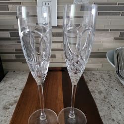 Waterford Crystal Wedding Champagne Flutes