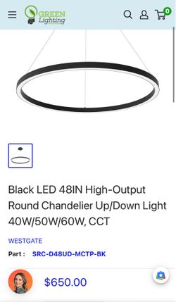 Round Chandelier Light