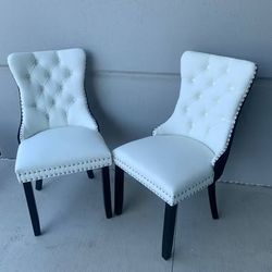 (Brand New, price for 1 chair) Accent Side Chair Solid Wood Legs 19.7" x 23.6" x 37.4 "
