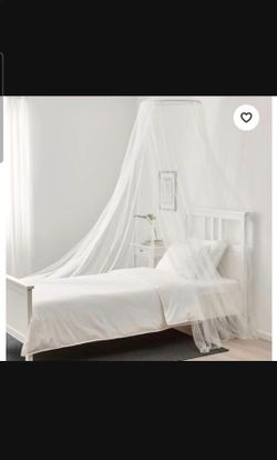 IKEA Bryne Canopy White Princess Mosquito Net Bed Cover Camping Dome 443.610.10