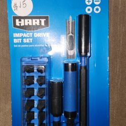 Hart Impact Driver Bit Set 