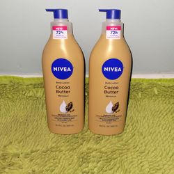 2 Nivea Body Lotion 16.9oz Cocoa Butter 72hr Moisture 