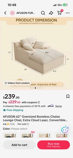 boneless couch