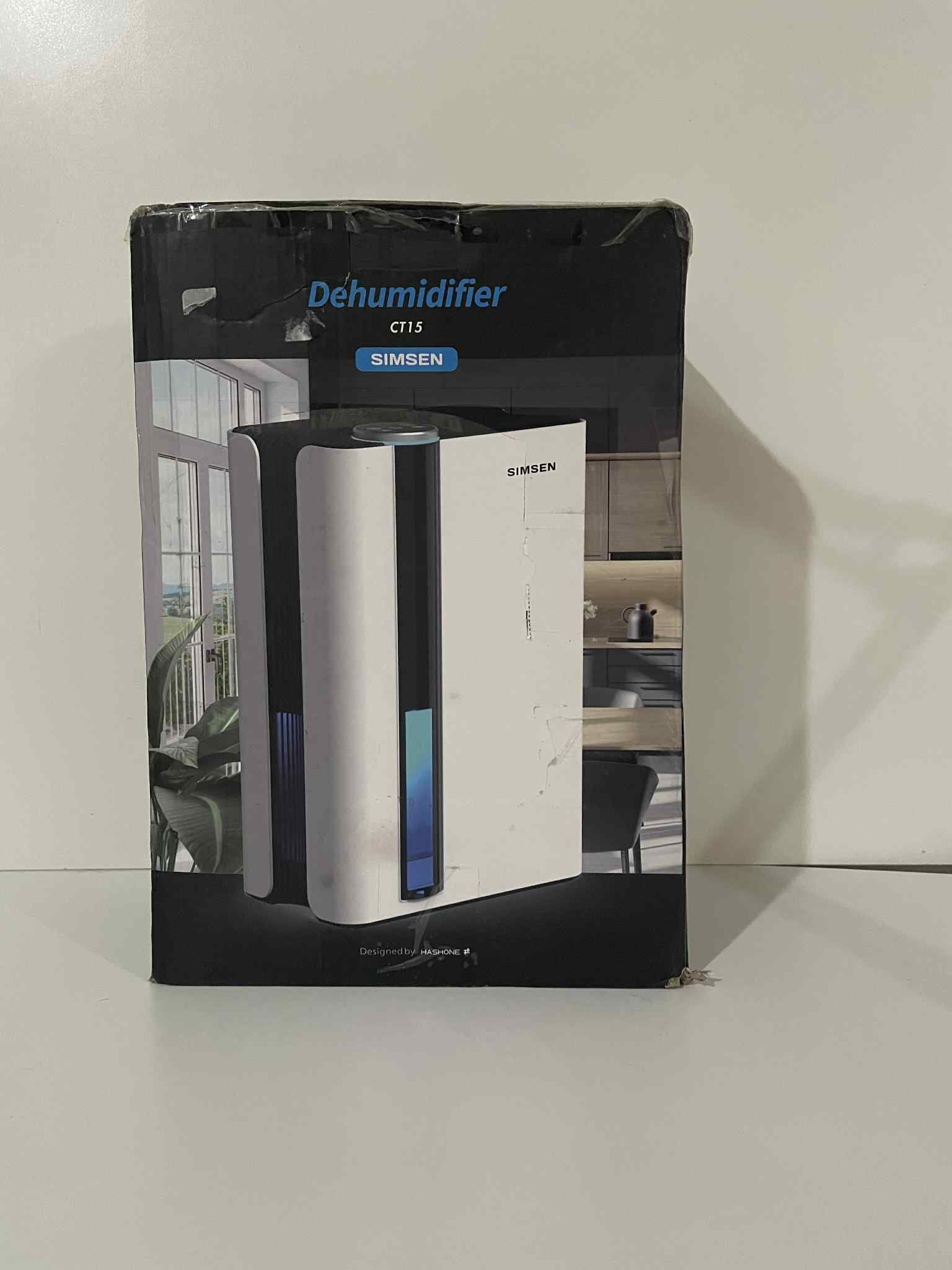 The item pictured is a Simsen CT15 Dehumidifier.
